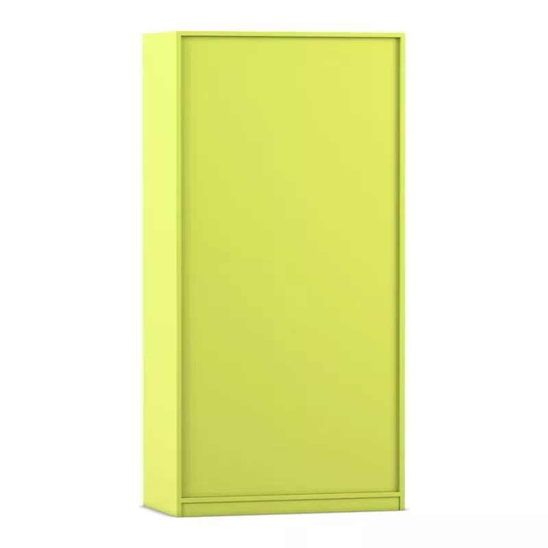 Schrank, Schranktür, Korpus, Gelb, Hochglanz
