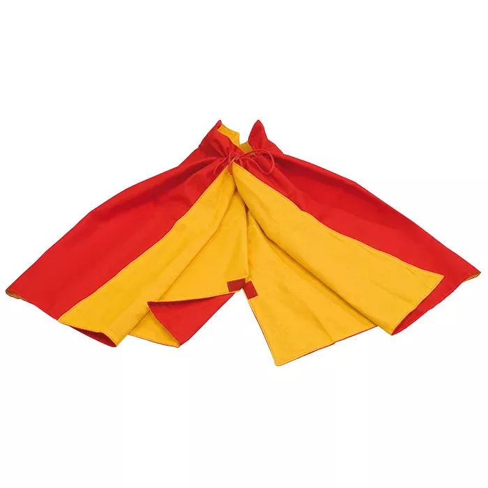 Cape, Rot, Gelb, Zweifarbig, Stoff