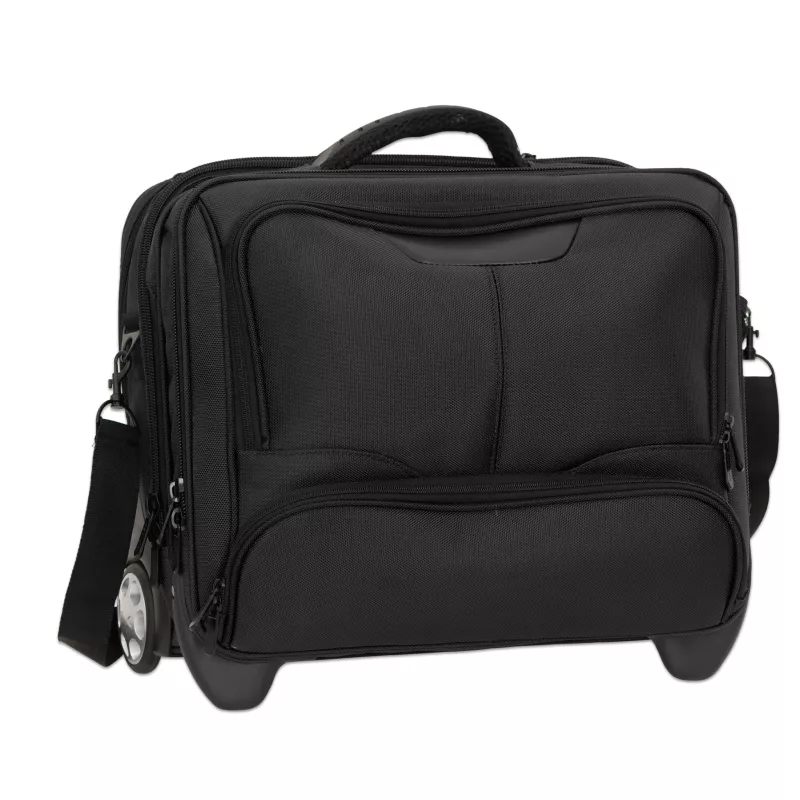 Reisetasche, Schwarz, Koffer, Tragegriff, Rollenbag