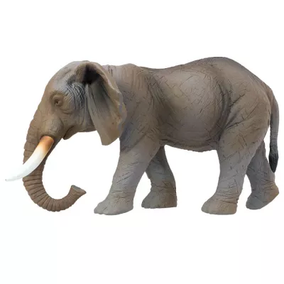 Elefant, Spielzeug, Tiermodell, grau, Schnauze
