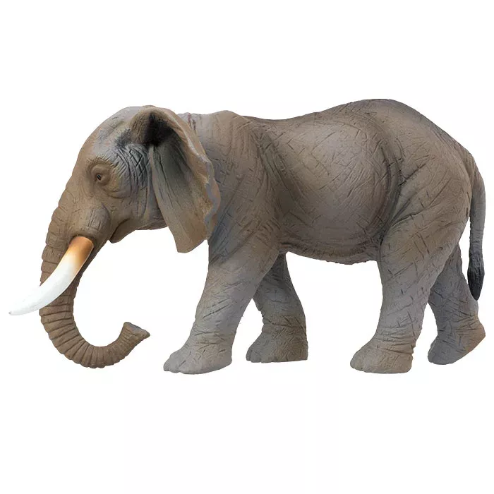 Elefant, Spielzeug, Tiermodell, grau, Schnauze