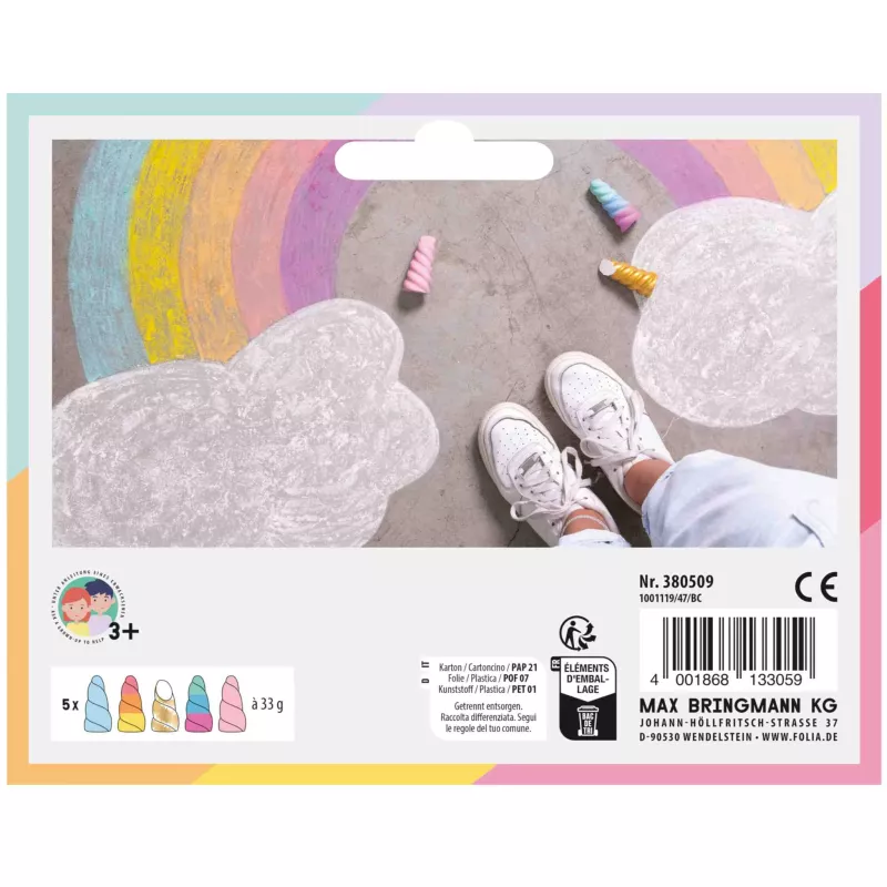 Schaumknete, Wolke, Regenbogen, Sneaker-Abbildung, Knisterkegel