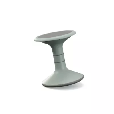 S600 Hocker, Grau, Sitzhocker, Runder Sitz, Stahlgrau