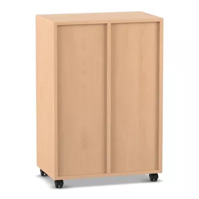 Schrank, Schiebetür, Holzoptik, Mobiliar, Rollschrank