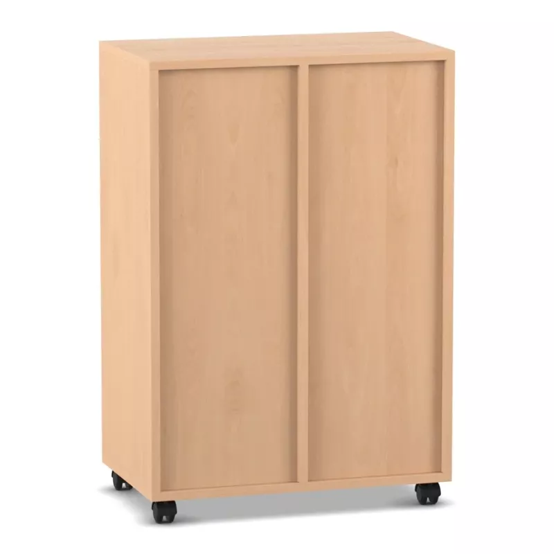 Schrank, Schiebetür, Holzoptik, Mobiliar, Rollschrank