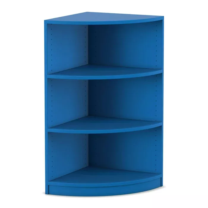 würfelregal, regal, eckregal, blau, holzwerkstoff