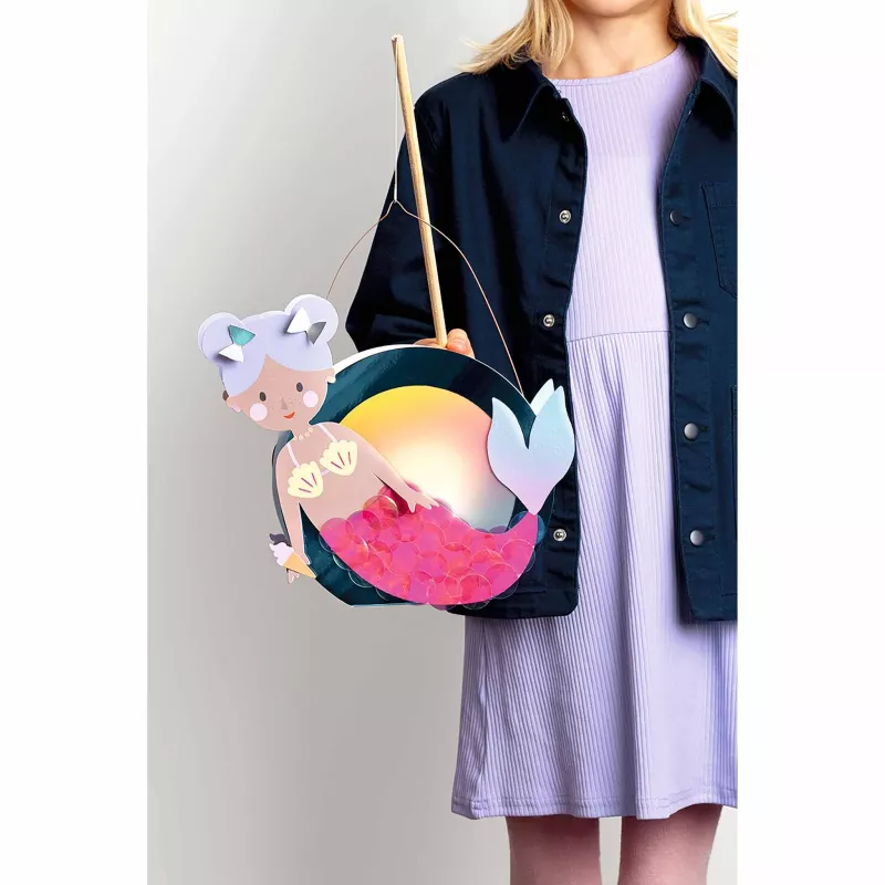 Puppe, Seifenblasen, Schultasche, Kleid, Cartoon-Aquarium