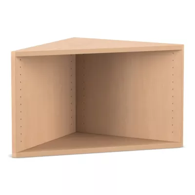 Abschlussregal eckig - Höhe: 41,4 cm