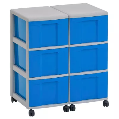 Flexeo® Container-System mit 6 hohen Boxen
