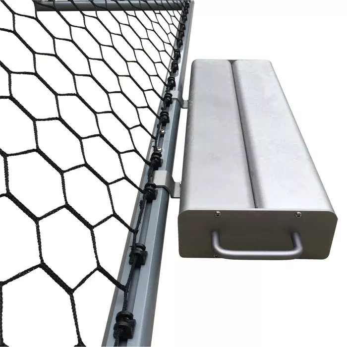 Torwand, Netz, Halterung, Metall, Tragegriff