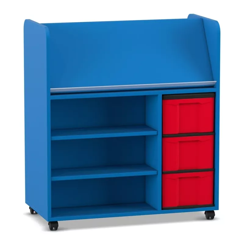 Kinderwerkbank, Werkbank, Schubladen, Rollcontainer, Regal