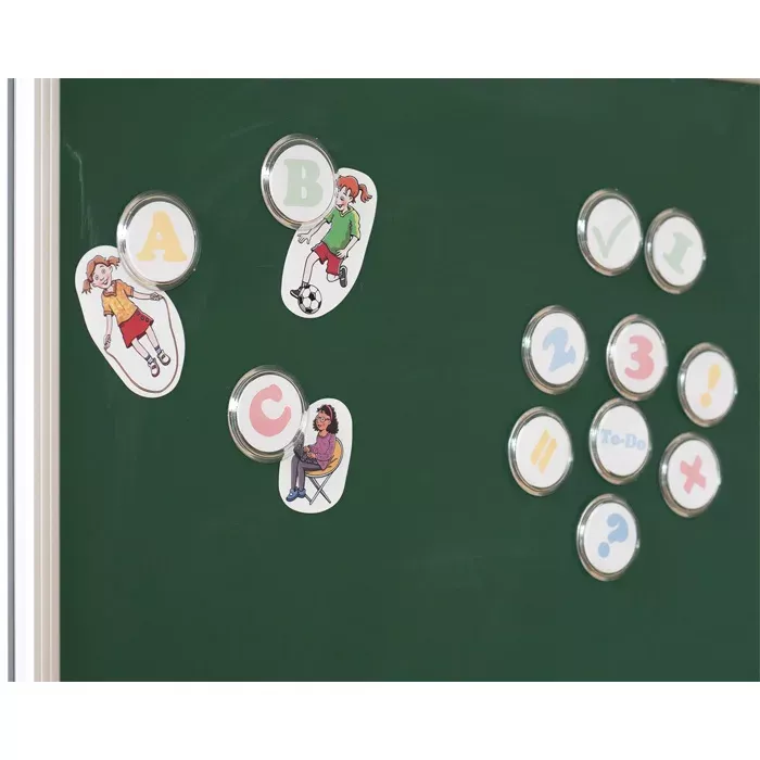 Kreidewand, Magnettafel, Tafelmagneten, Buchstabenmagnet, Kinderlehre