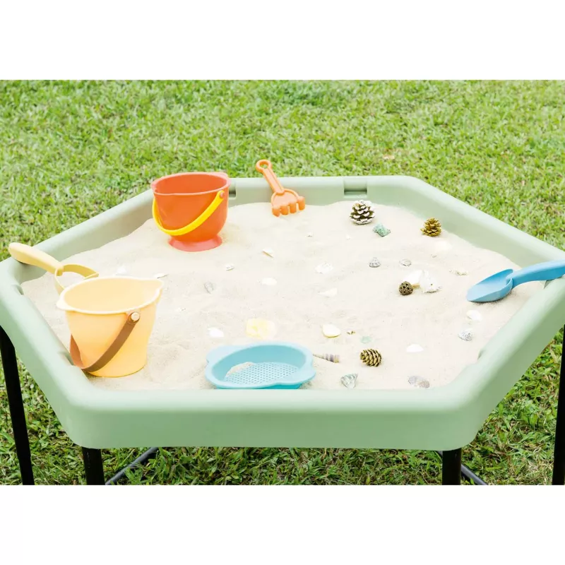 Sandkasten, Schaufel, Eimer, Sandschale, Spielzeugset