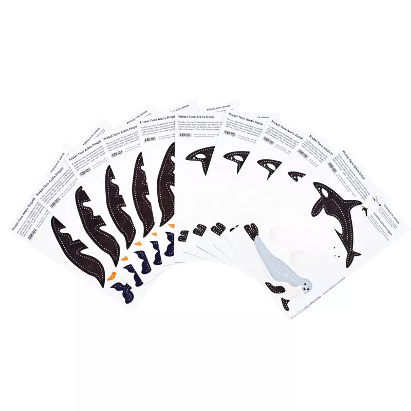 Puzzle Set, Tierkarten, Karten, Harboring seals?
