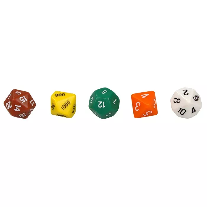 Würfelset, Würfel, Spielewürfel, Mehrfarbige Würfel, W6-Würfel