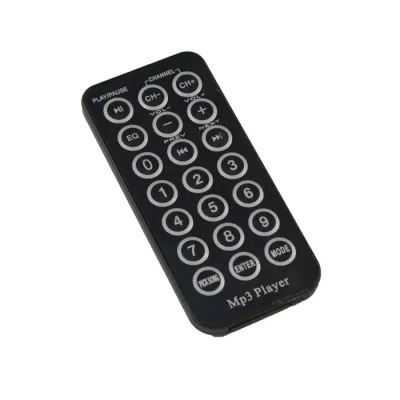 mp3-Player, Fernbedienung, schwarzes Gerät, Numerische Tastatur, portabler Player