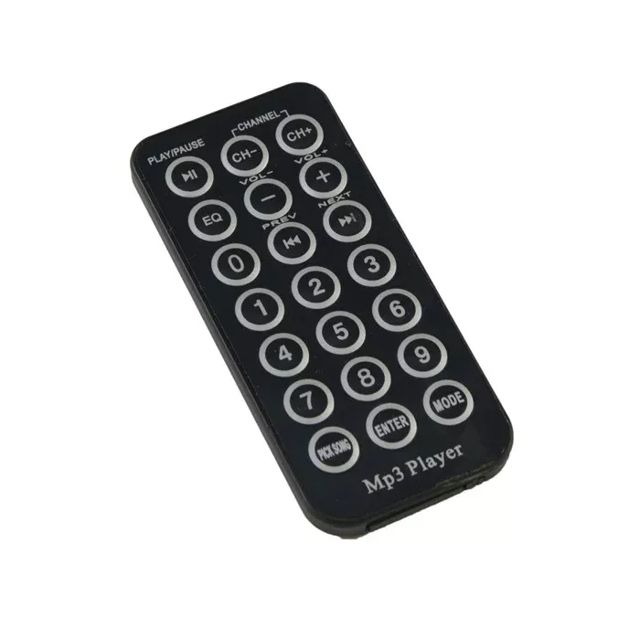 mp3-Player, Fernbedienung, schwarzes Gerät, Numerische Tastatur, portabler Player
