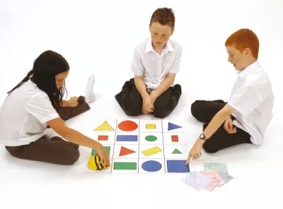 Formenbild, Formen lernen, Lernspiel, Bildkarten, Geometrie