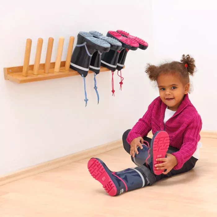 Kinderschuhe, Gummistiefel, Waschbar, Rutschfeste Sohle, Wandaufbewahrung
