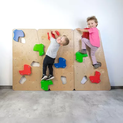 Kletterwand, Kletterpaneel, Holzplatte, Spielgerät, Kinderkletterwand