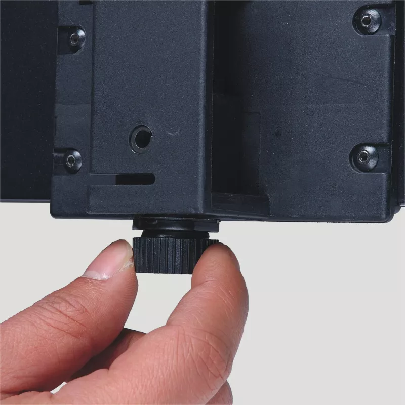 Kameralicht, Fotogerät, Kennelement, Werkzeugadapter, Schraubknopf