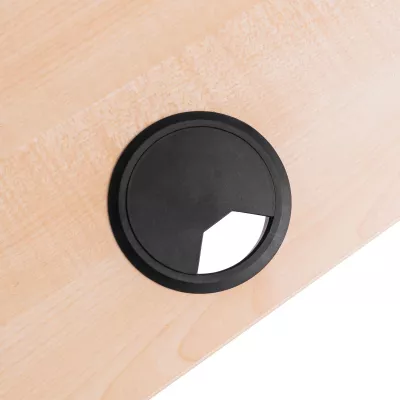 Klingeltaster, Kunststoff, Schwarzer Deckel, Rund, Beschläge