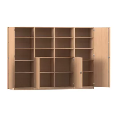 Hängeschrank, Küchenschrank, Holzschrank, Regal, Schiebetüren