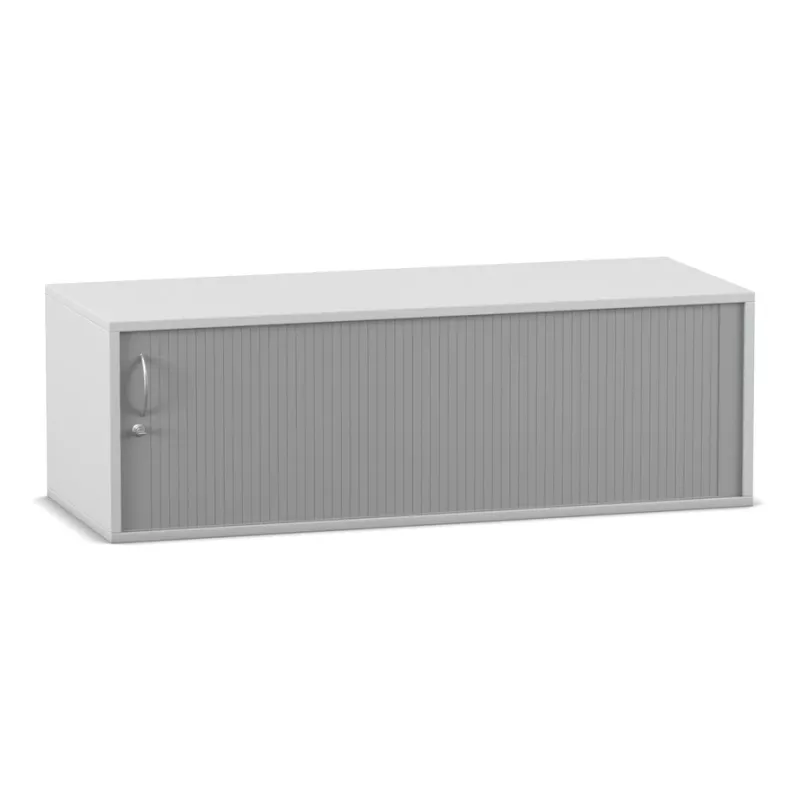 Schrank, Rolltor, Schiebetür, Metallschrank, Grau