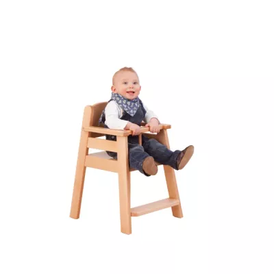 Kinderstuhl, Holzstuhl, Hochstuhl, Beinfrei, Jungenoutfit