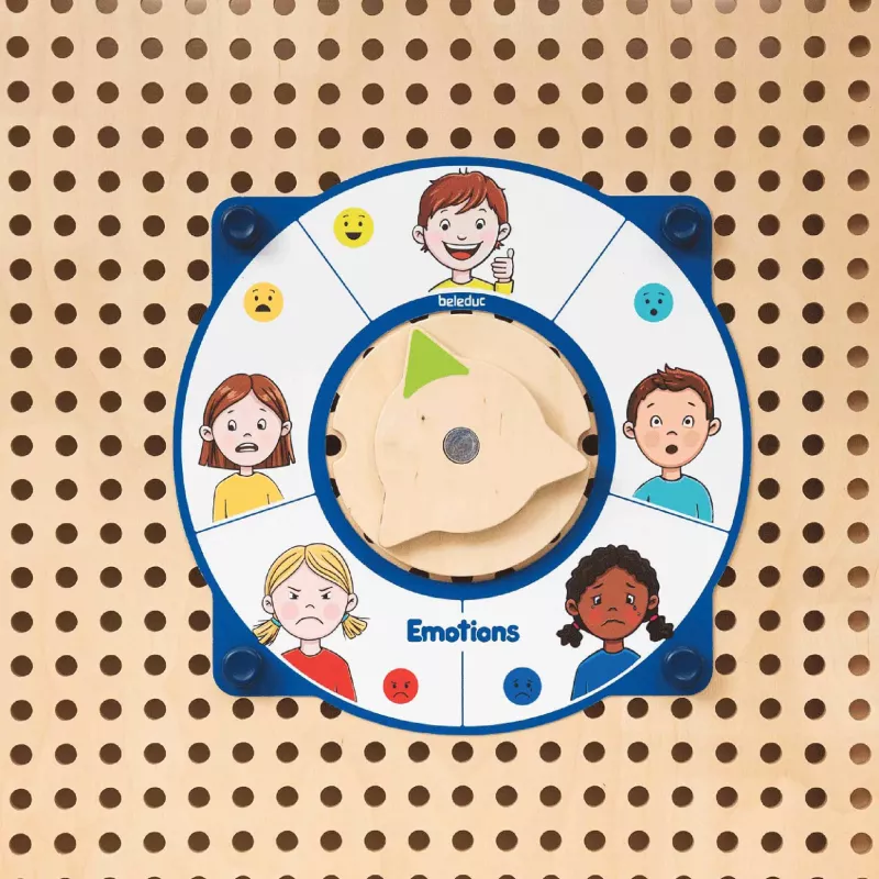 Emotions-People, Kinderspielzeug, Holzscheibe, Fingerfertigkeit, Kreisrad
