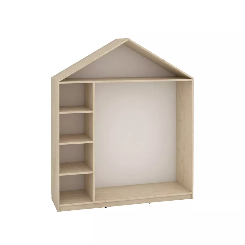 Kinderhaus, Regal, Holz, Aufbewahrung, Kleiderschrankoptionale