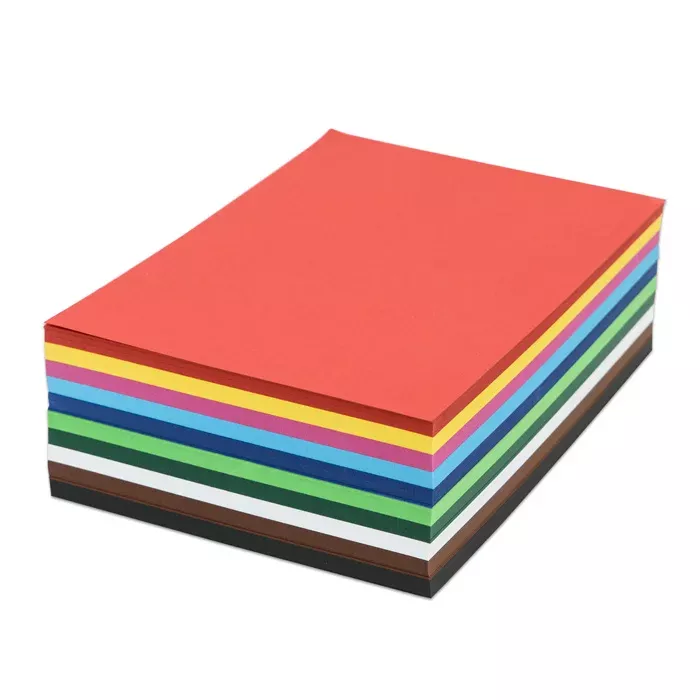 Post-it Notizen, Haftnotizen, Bunte Blätter, Mehrfarbiges Stapel, Papierblock