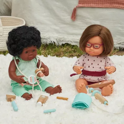 Puppe, Baby-Puppe, Softspielzeug, Kuscheltier, Zubehör