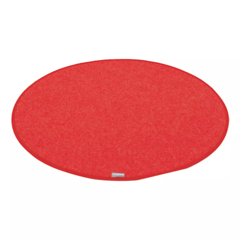 rot, oval, Teppich, Matte, Bodenmatte