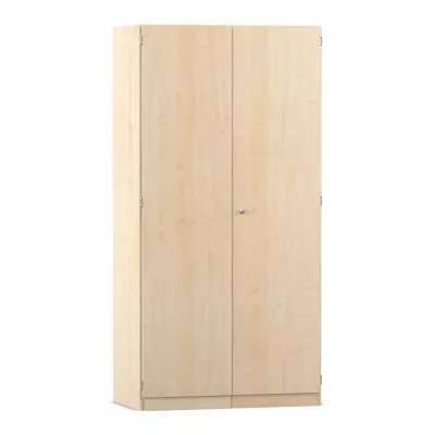 Garderobenschrank, Schrank, Holzoptik, Zweitürig, Kleiderschrank