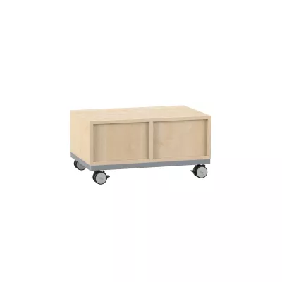 Holzcontainer, TV-Sideboard, Holzmöbel, Rollkästen, lowboard mit Rollen