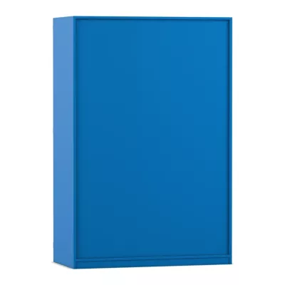 Schrank, Küchenschrank, Blau, Schranktür, Metall