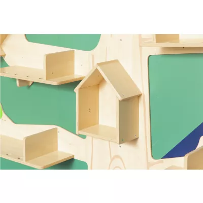 Holzregal, Holzregale, Wandregal, Kinderzimmer, Holzspielzeug