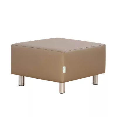 Hocker mit Füßen und Cordbezug