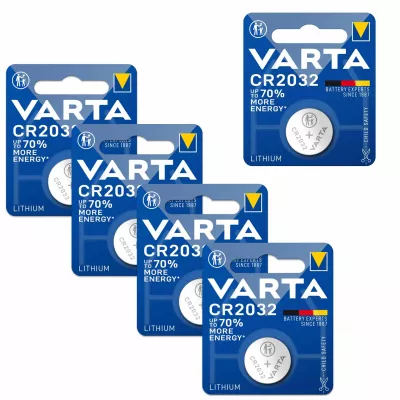 knopf-CR2032, batterie, lithium, coin-batterie, flat-packaging
