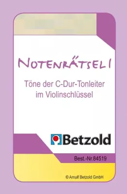 Notenrätsel I