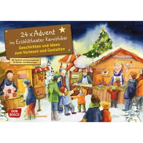 Kamishibai-Bildkarten, 24x Advent im Erzähltheater Kamishibai