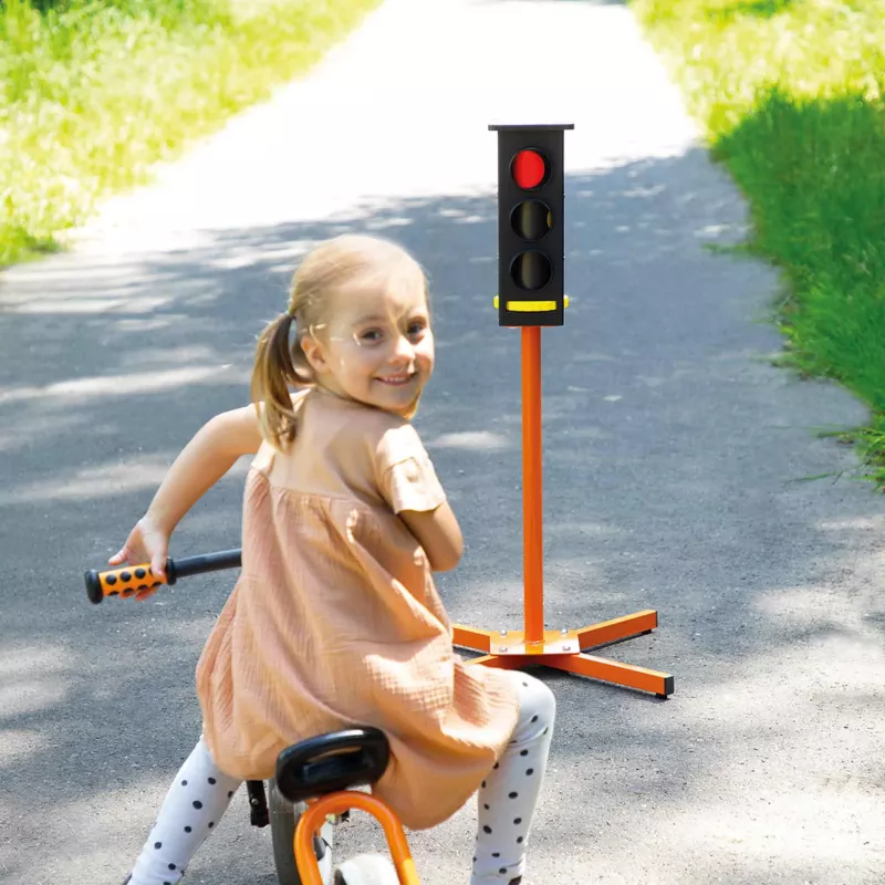 Kinderfahrzeug, Dreirad, Verkehrsset, Spielzeug-Ampel, Ampelstand