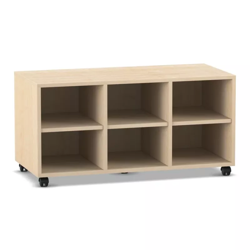 Regal, Kästen, Schiene, Holz, Rollwagen