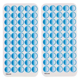 Stickerbogen in Blau