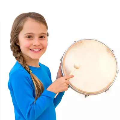 Kinder, Tambour, Tambourin, Musikinstrument, Schlägel