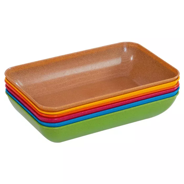auflaufform, backform, stoneware, colorful, set-of-5
