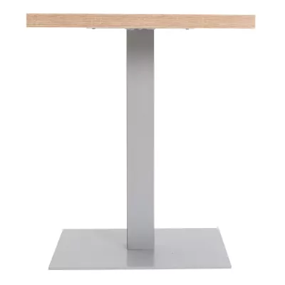Steh- Tisch, Holzplatte, Metallstativ, Mittelgröße, Küchen- oder Bürottisch