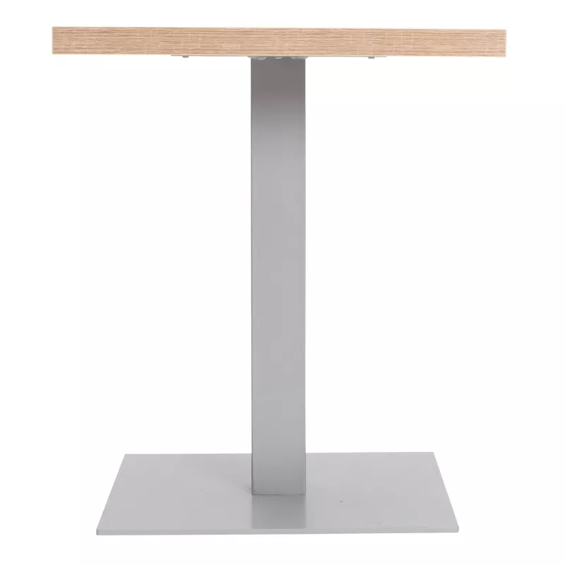 Steh- Tisch, Holzplatte, Metallstativ, Mittelgröße, Küchen- oder Bürottisch