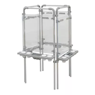 Schneidetable, Labor-Workstation, Glasaufsatz, Metallrahmen, Arbeitsstation